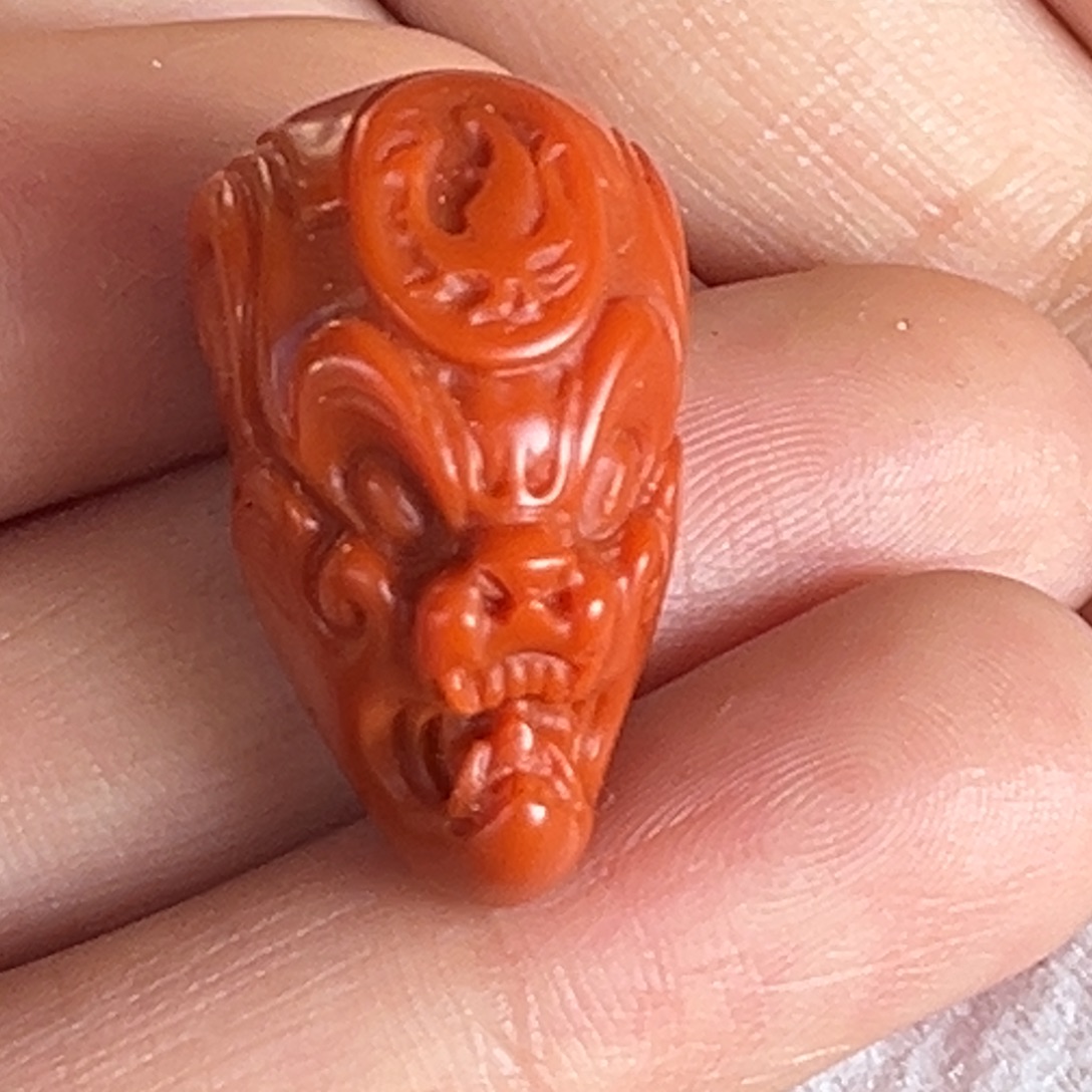 南红玛瑙未镶嵌三通