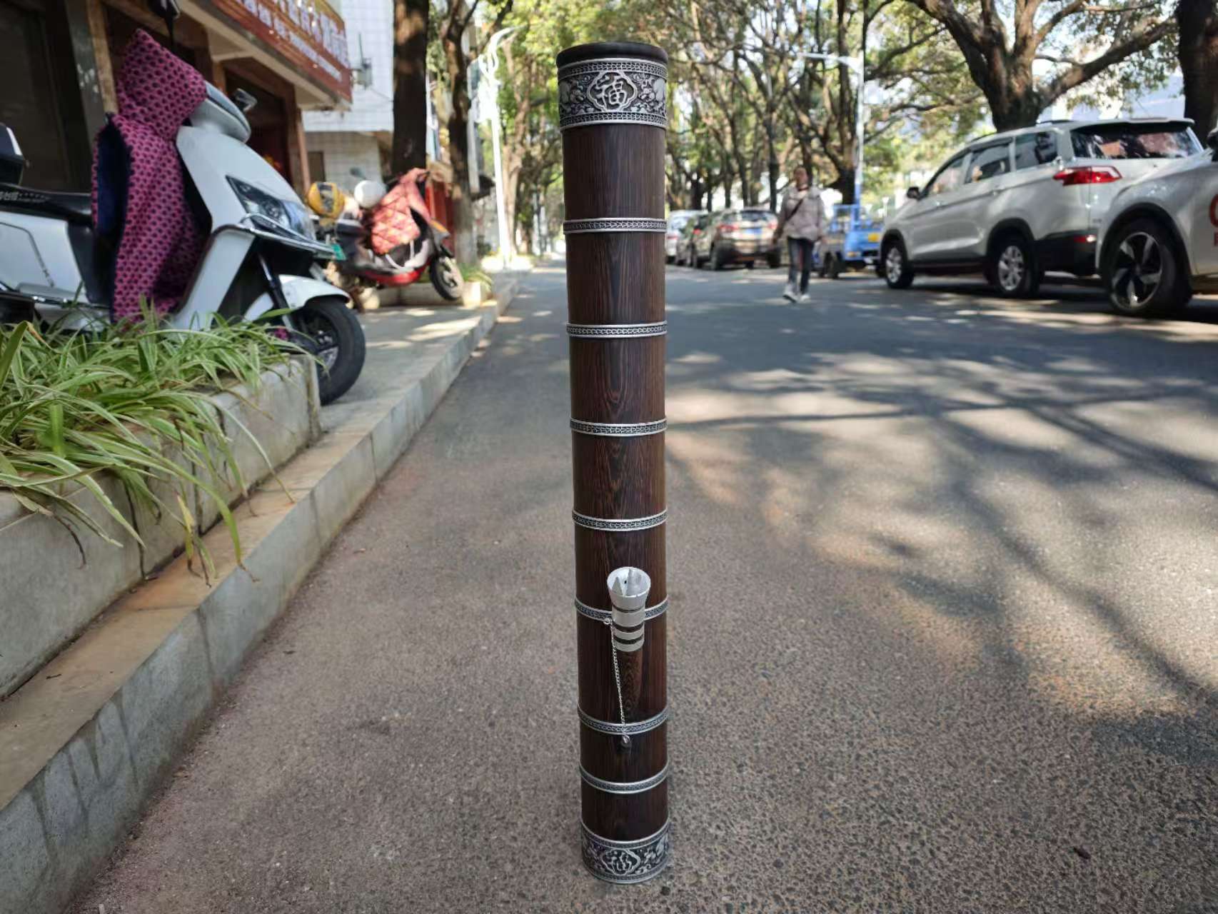 鸡翅木(木材)九道箍云南烟筒水烟筒云南特色工艺品