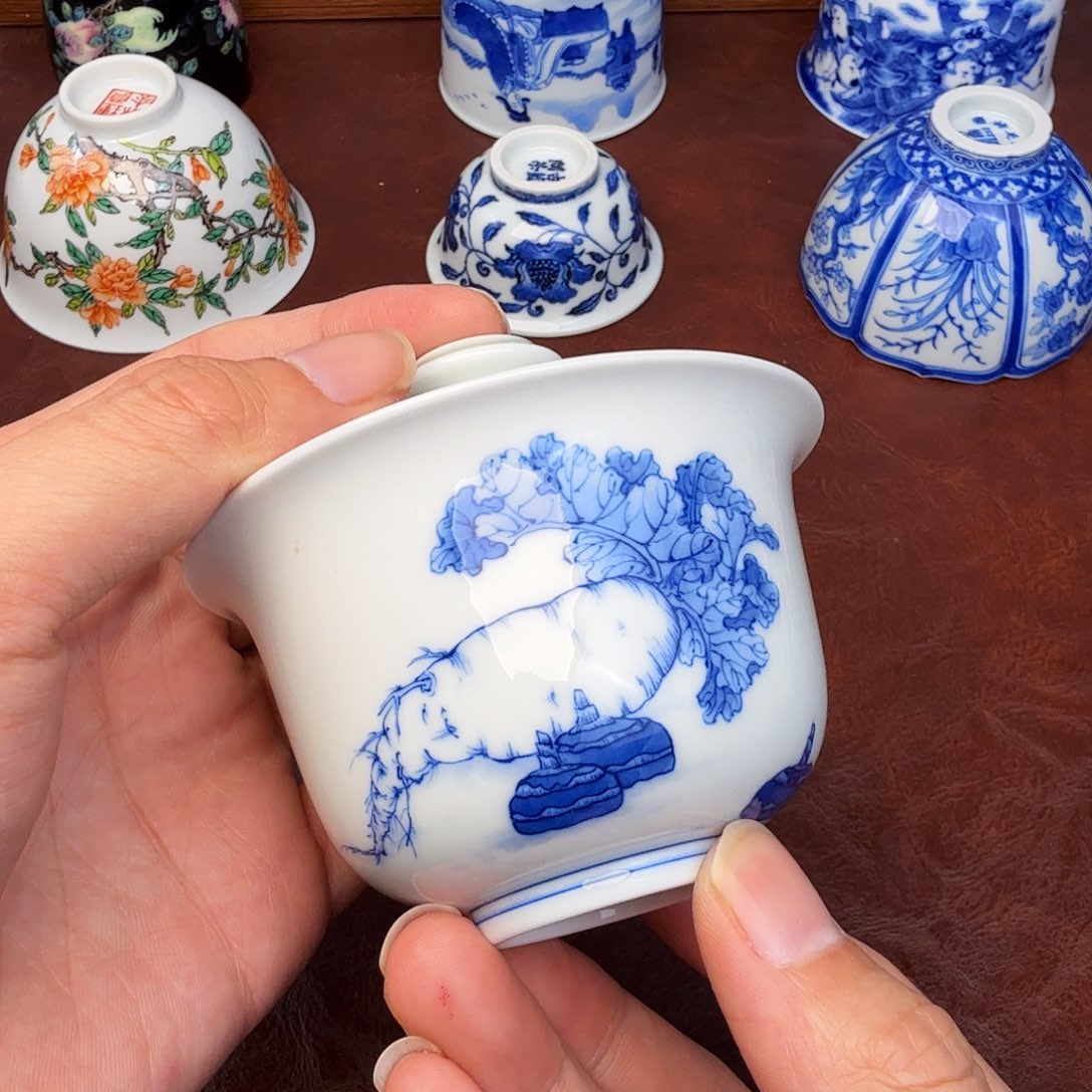 李***硕陶现代景德镇全手工全手绘陶瓷