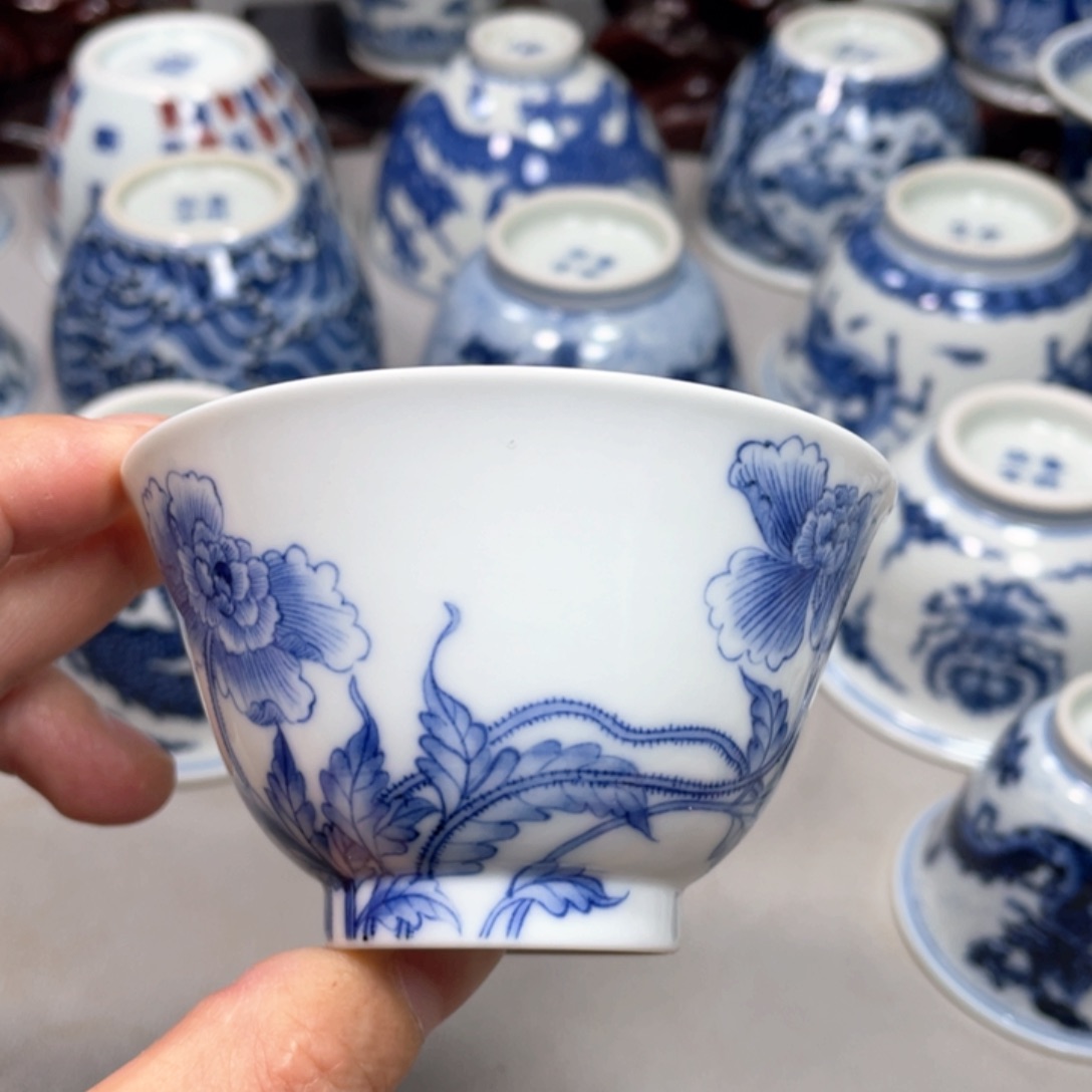 摆件景德镇陶瓷现代手工陶瓷茶具