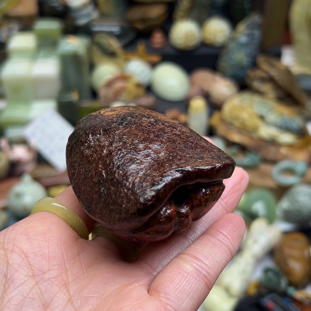 一****岫岩河磨玉（透闪石质玉）未镶嵌颈饰河磨玉富甲