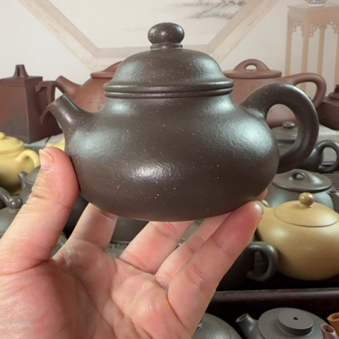 茶壶紫砂梨皮天青200cc