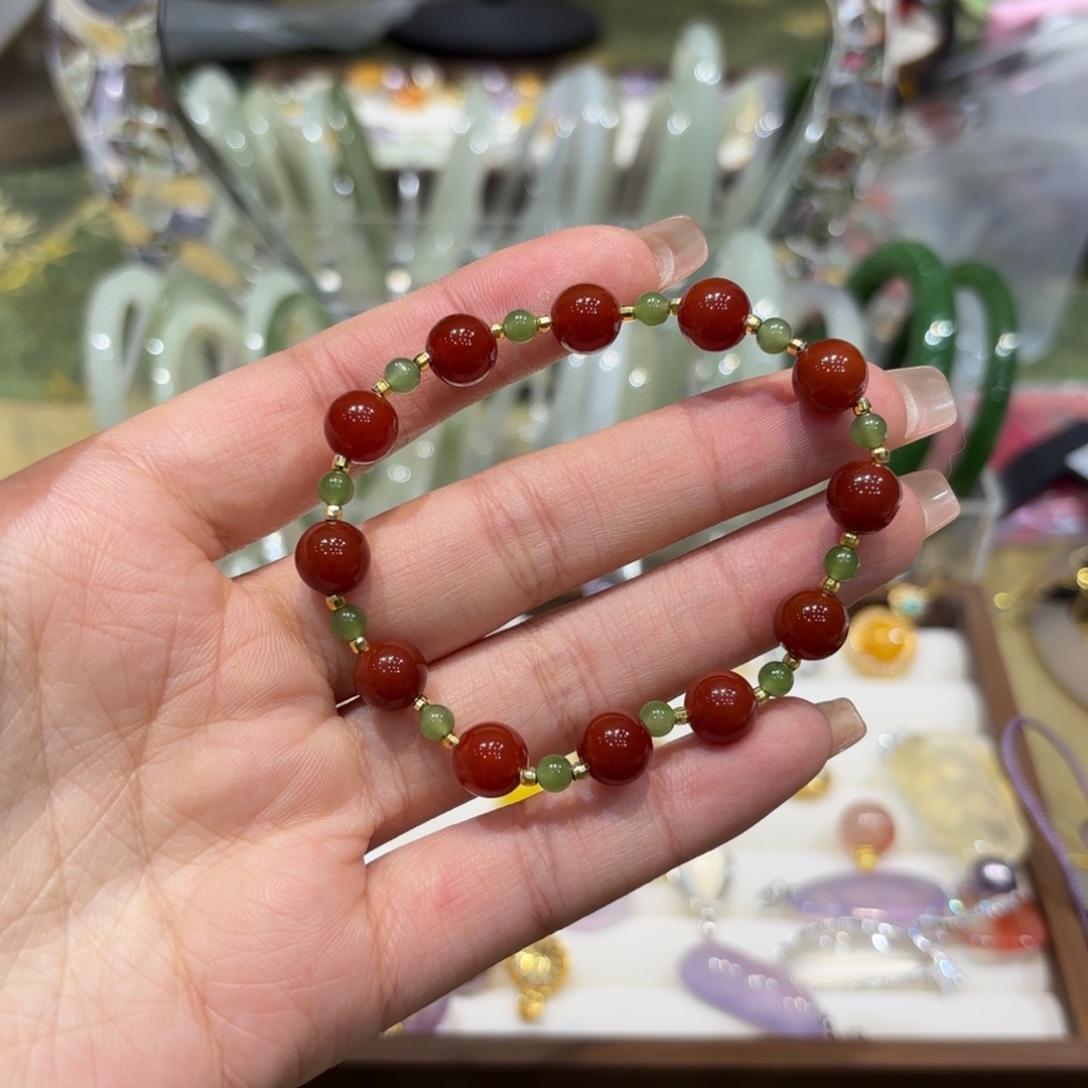 玛瑙/玉髓未镶嵌手链