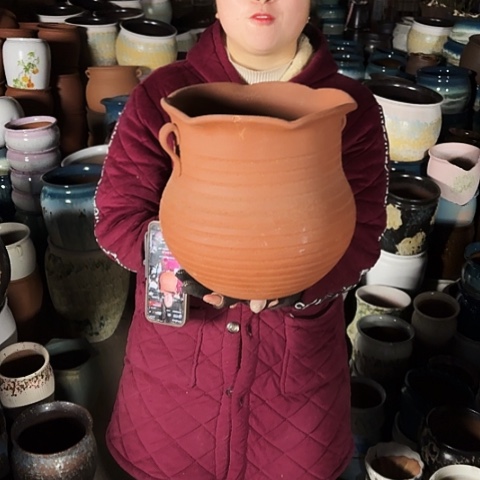 26口27高瑕疵口磕碰 盆子。