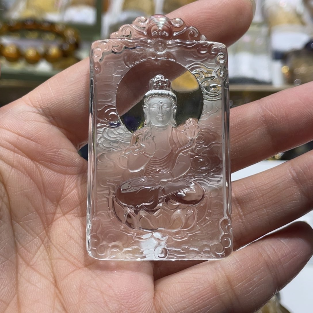 水晶颈饰未镶嵌江*帅定制