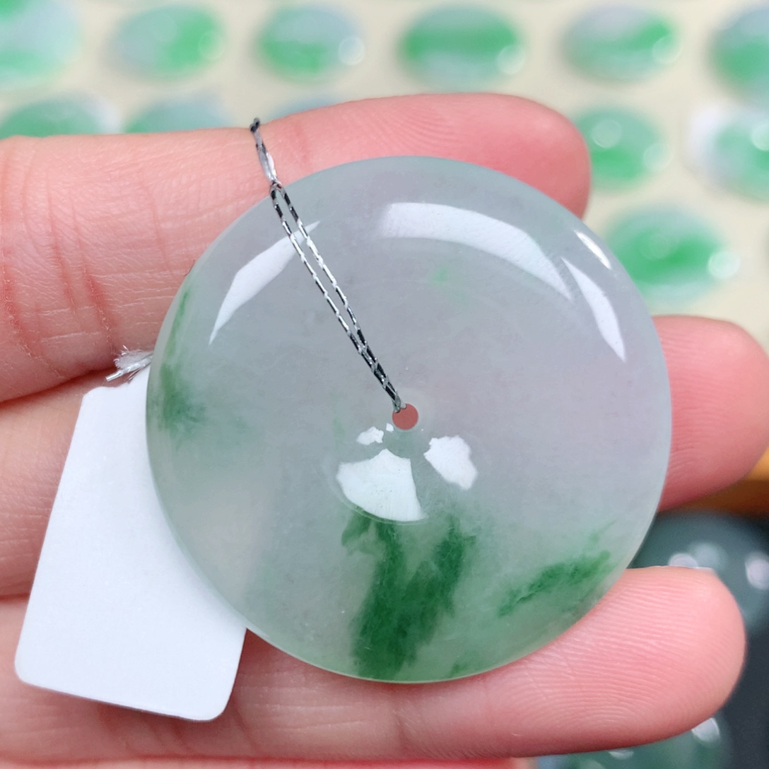 翡翠未镶嵌颈饰34.7-5.9