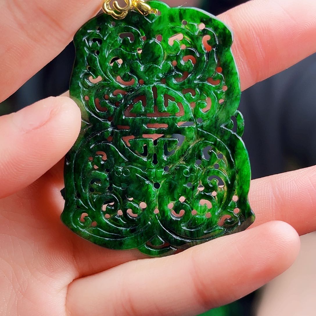 颈饰银S925镶嵌翡翠多样性