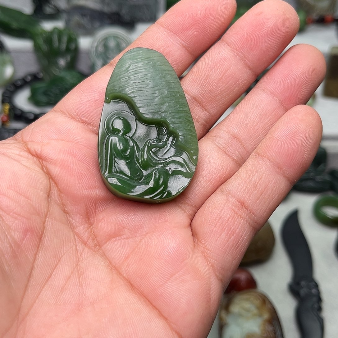 和田玉颈饰未镶嵌