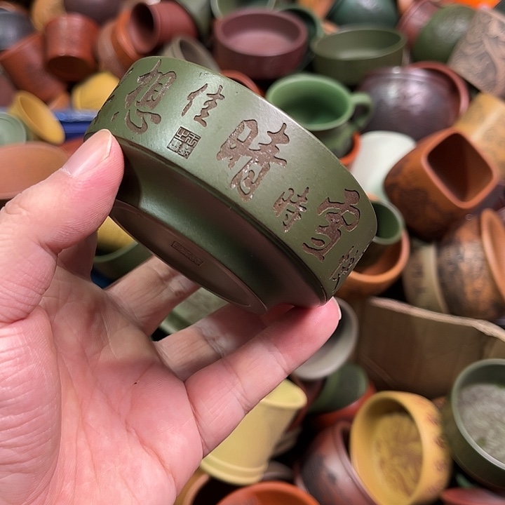 紫砂茶杯全手工紫砂主人杯