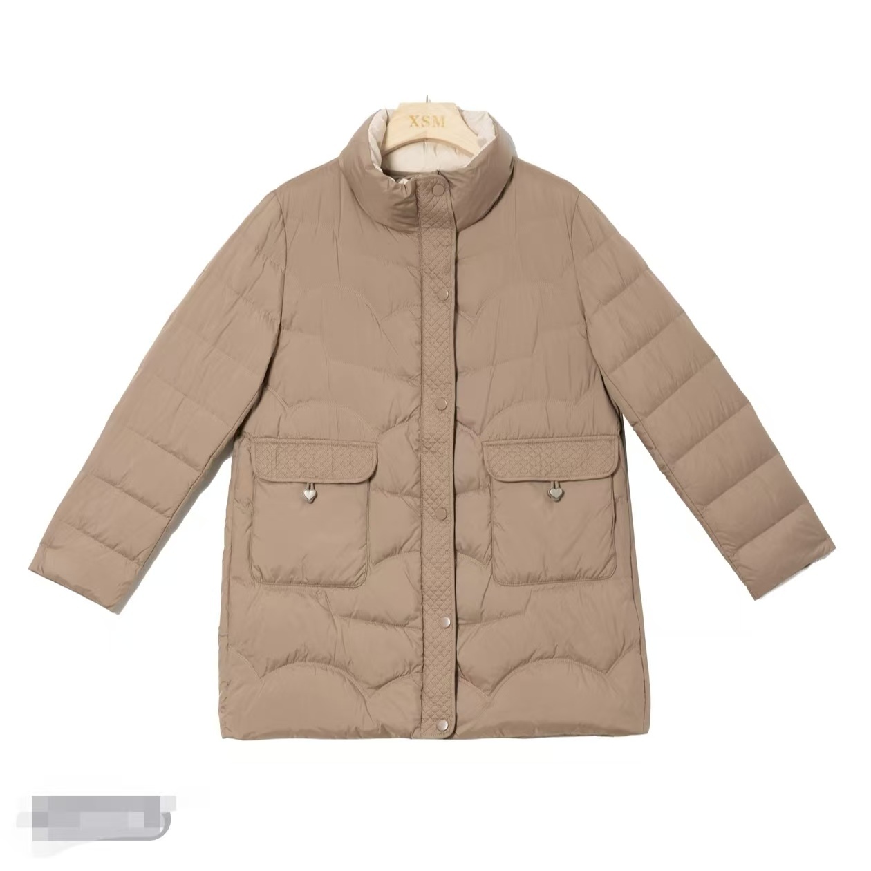 【HY222】洋气妈妈羽绒服女冬装2025新款宽松加厚羽绒服外套