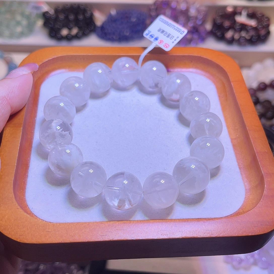 M***雪水晶手链未镶嵌Y雪花幽灵15.1