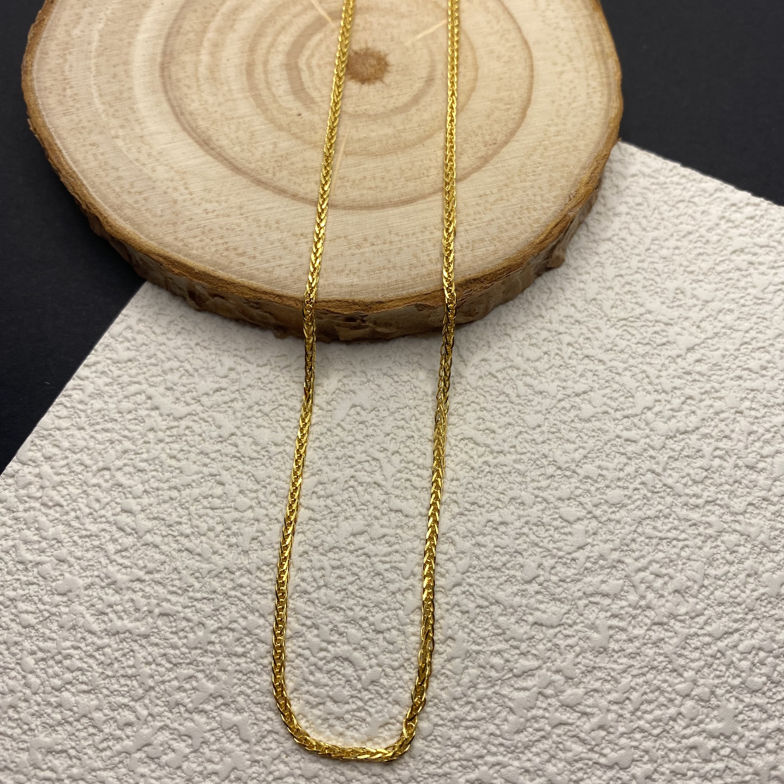 【金喜圆】足金999 5G流行百搭肖邦链 /带钢印证书