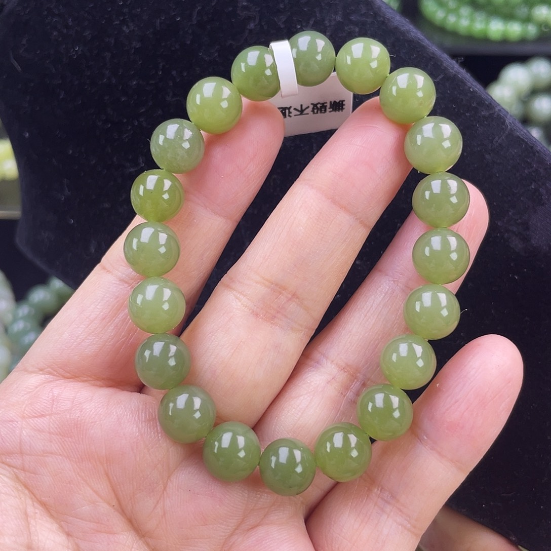 和田玉未镶嵌手链8