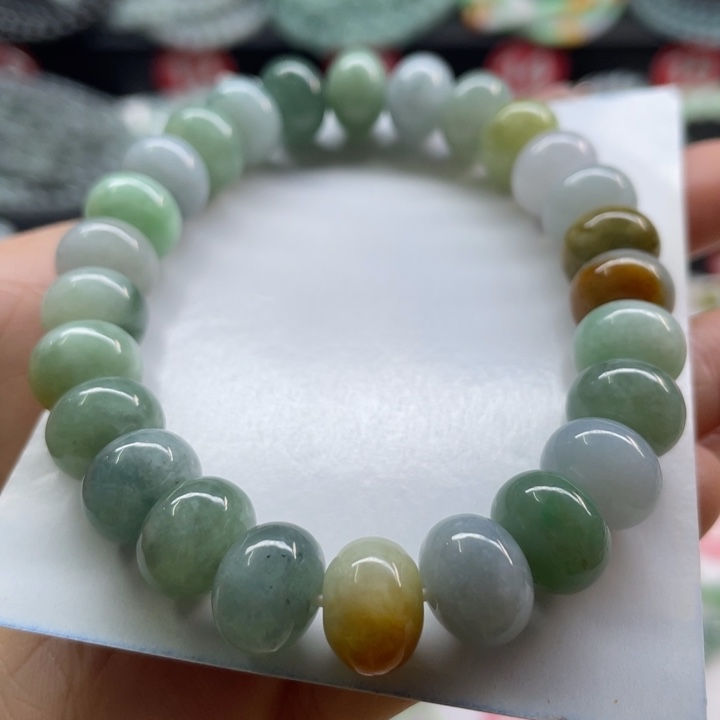 未镶嵌手链翡翠卡10.7