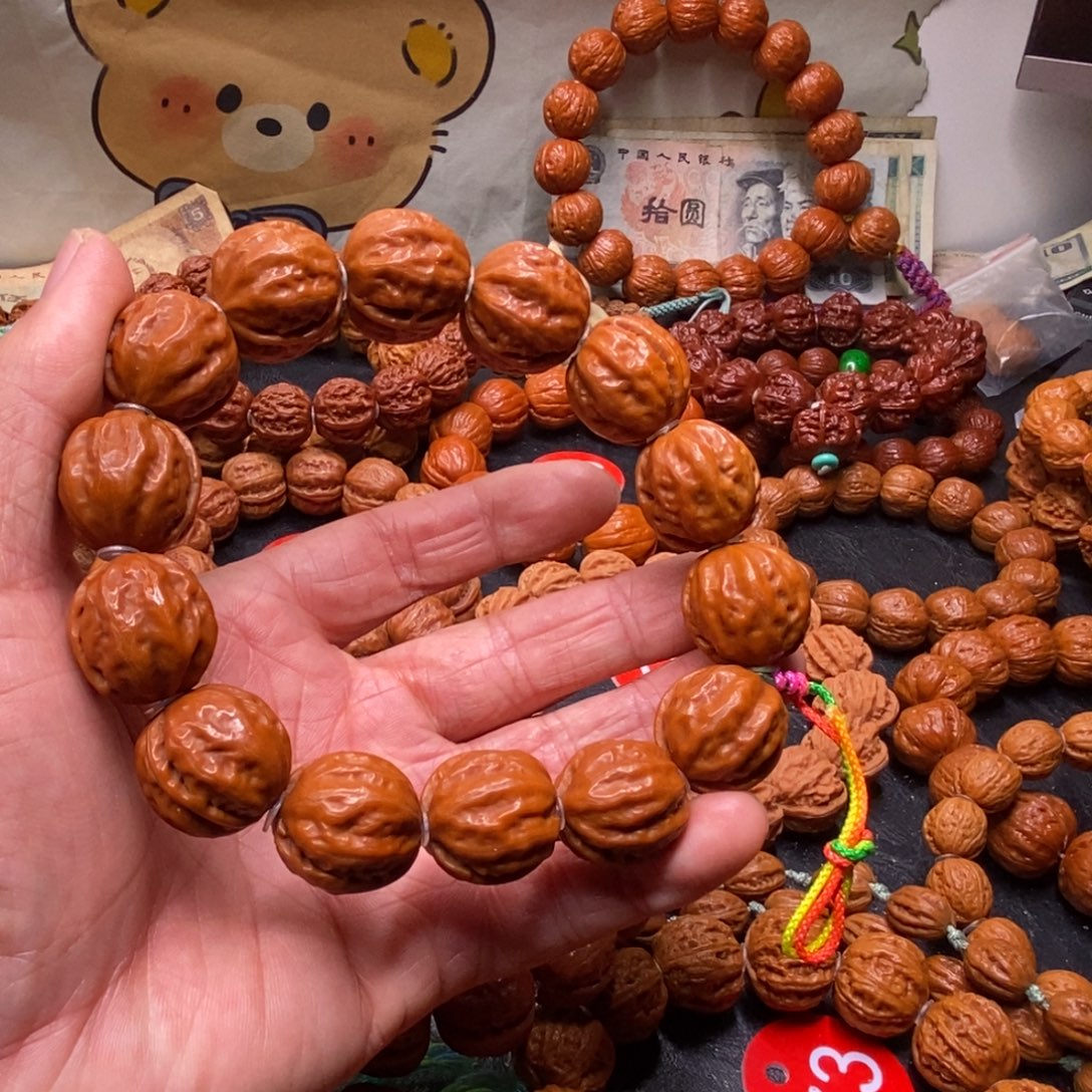 手串文玩核桃粗筋浅纹