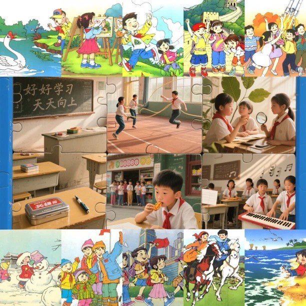 2000年代六年大白鹅版 美好回忆纸质