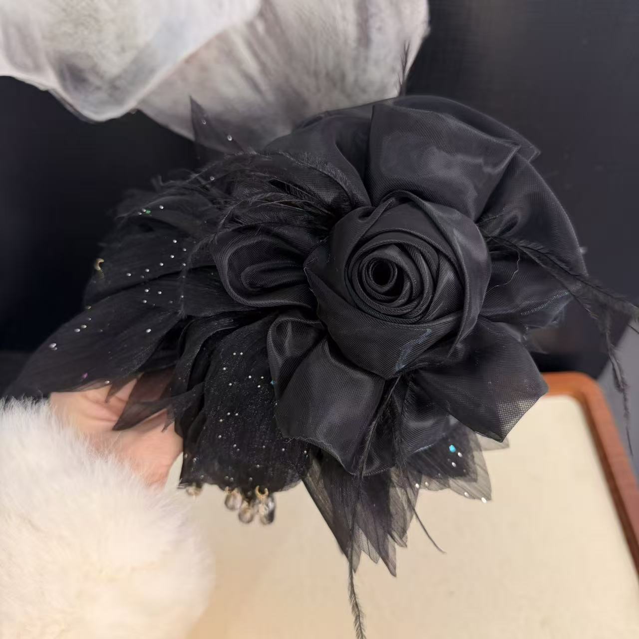 简约风法式抓夹少女风复古风发夹头饰网红时尚简约