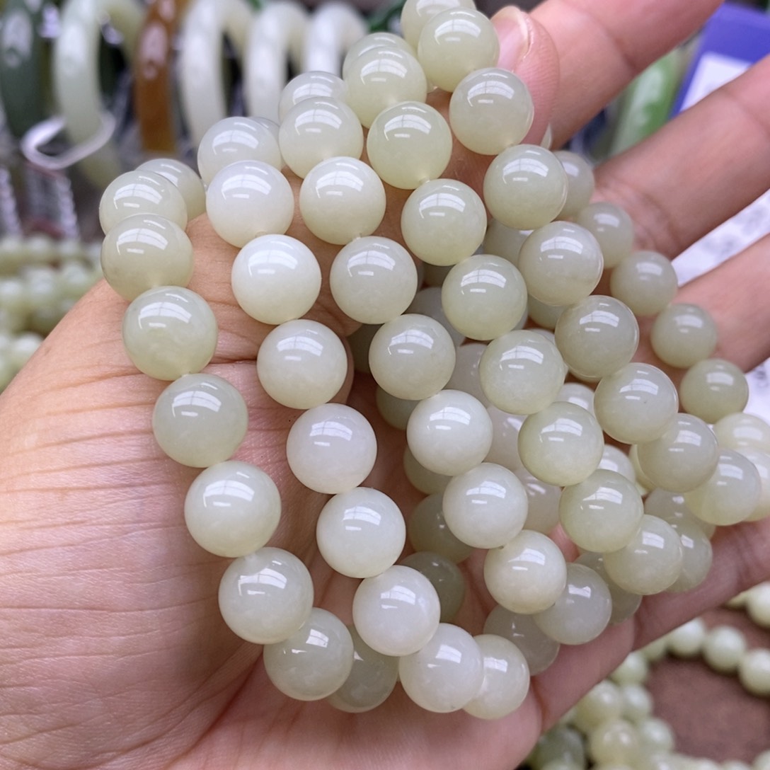 手串未镶嵌和田玉卡10