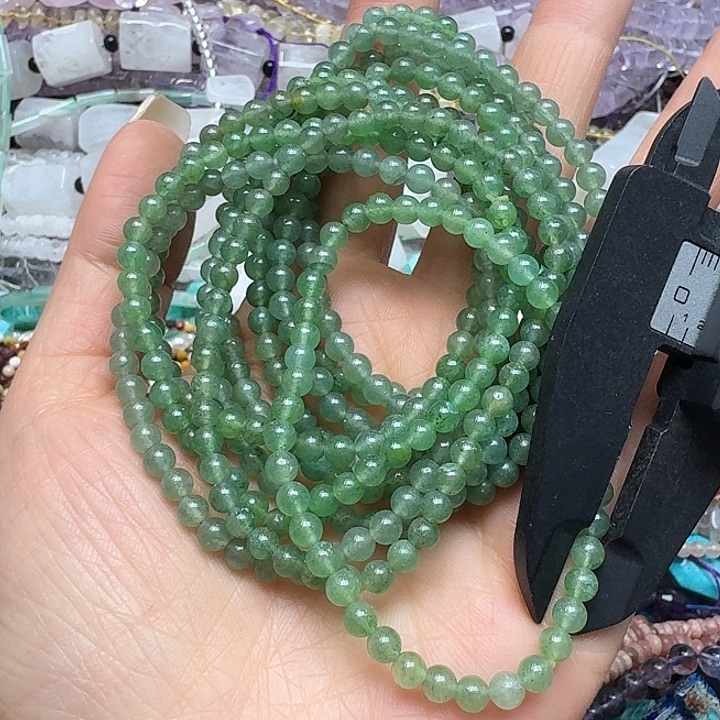 玛瑙/玉髓未镶嵌珠宝半成品打包11条4m东林玉手串