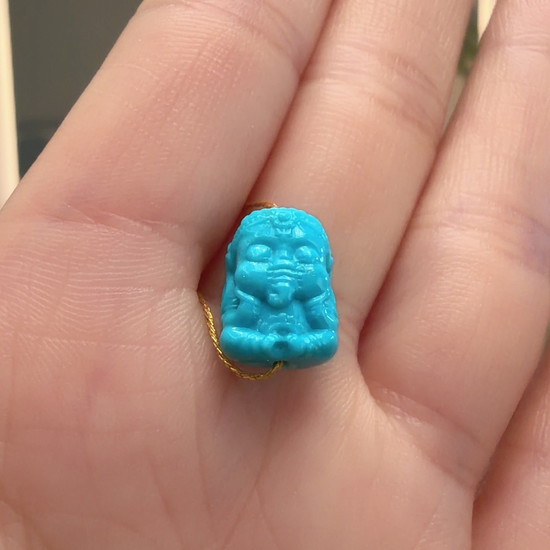 绿松石未镶嵌颈饰