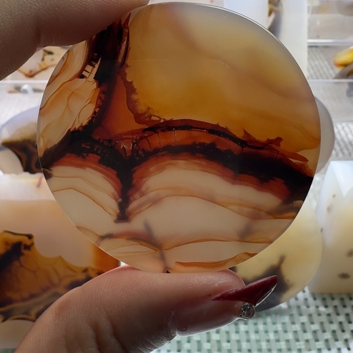 玛瑙/玉髓未镶嵌项链