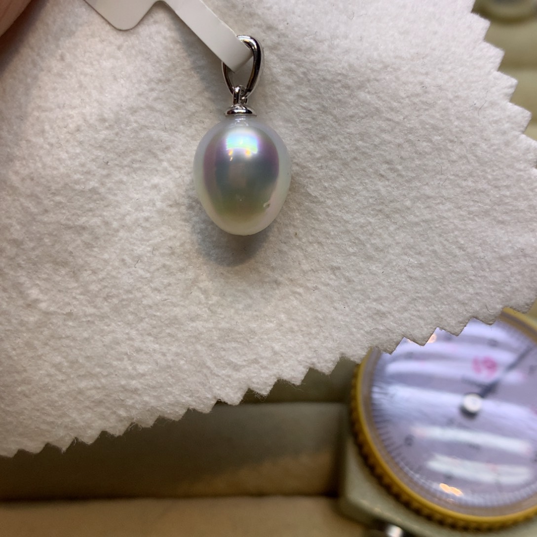 颈饰银S925镶嵌海水珍珠