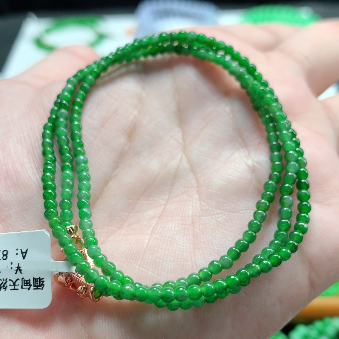 翡翠未镶嵌手链翡翠