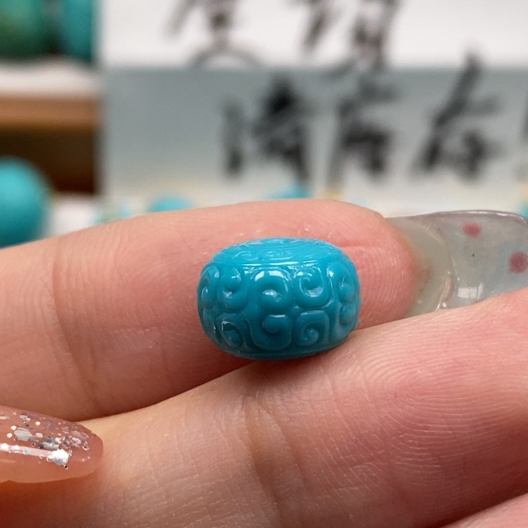 长***侣未镶嵌绿松石颈饰