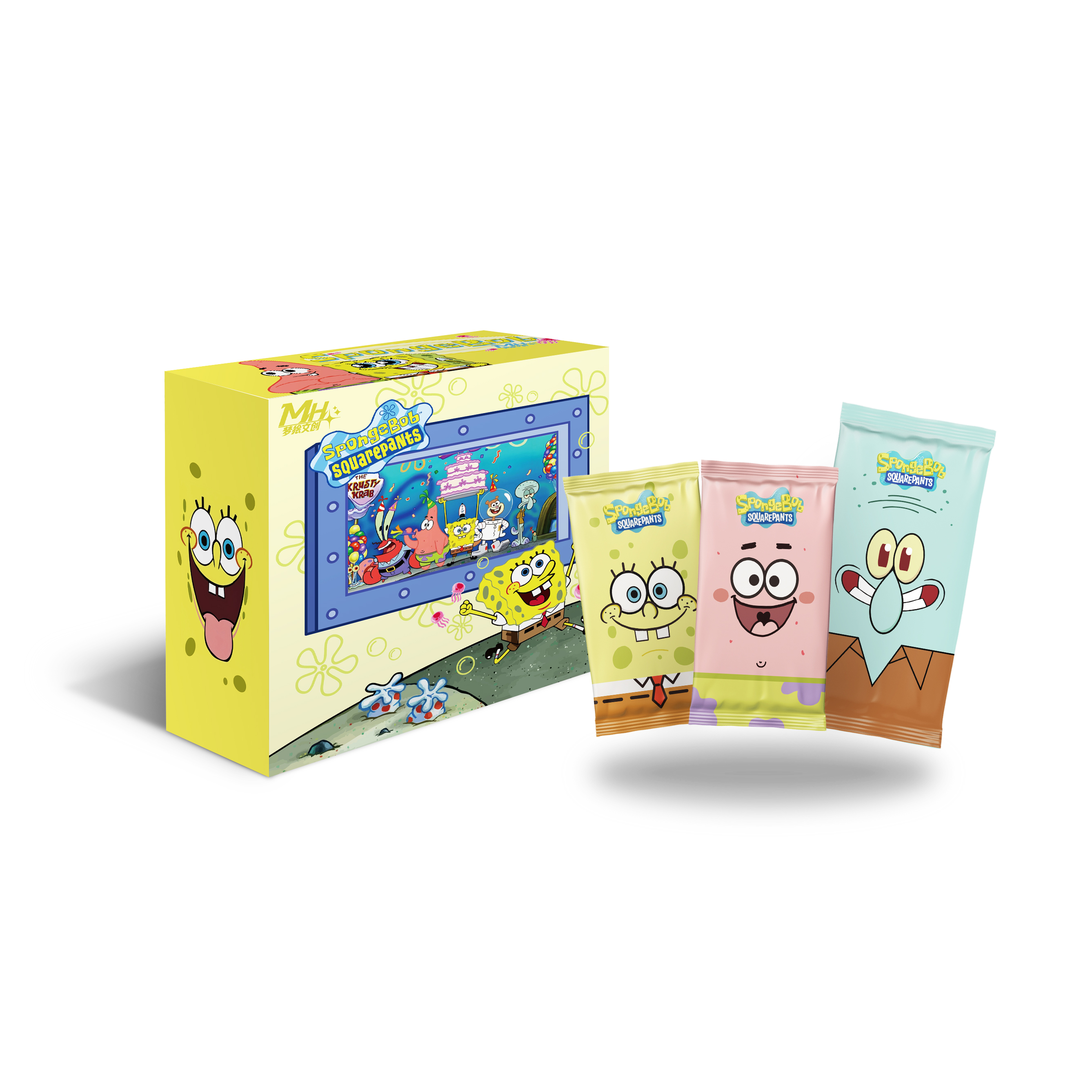 s【吃吃】梦绘文创-海绵宝宝-第一弹-国产二创收藏卡牌盲盒（代拆）