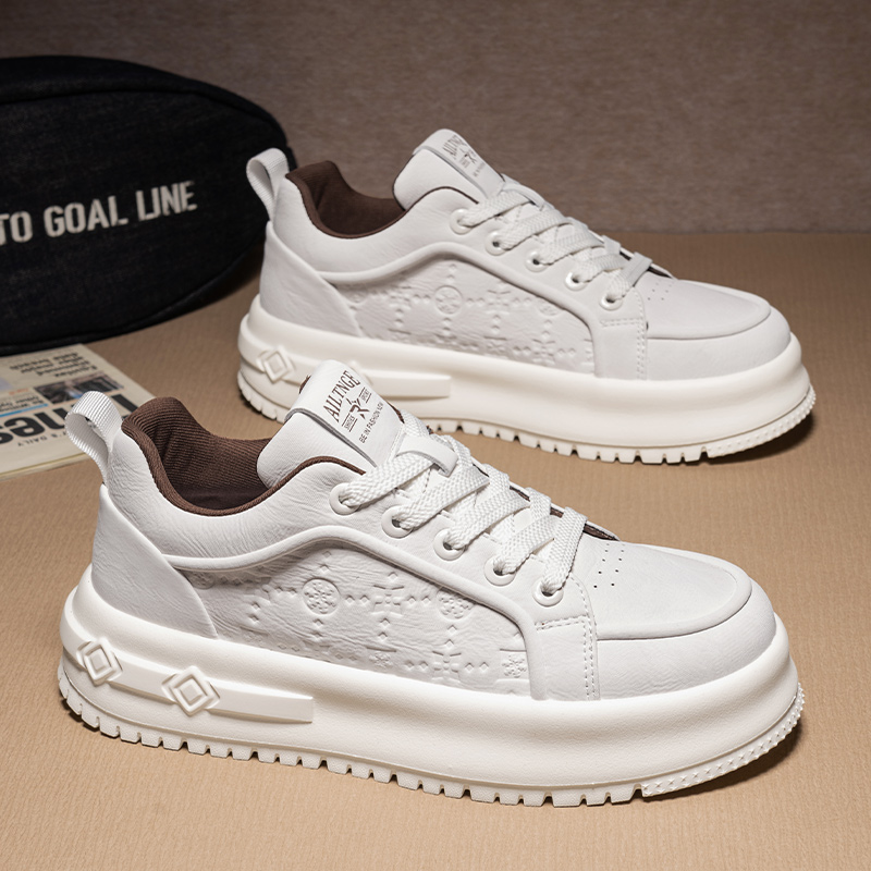 时尚潮流男鞋厚底增高男士板鞋男款休闲鞋百搭男式鞋子潮鞋WQ8365