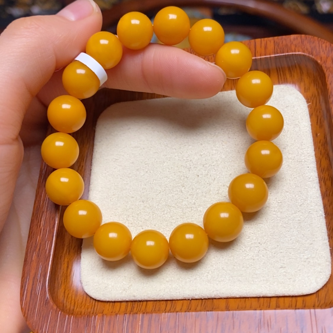 【闪购商品】蜜蜡手链未镶嵌手串