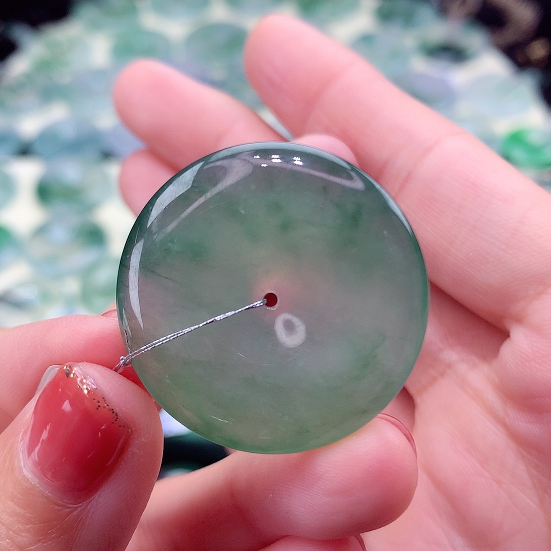 翡翠未镶嵌颈饰翡翠30/5.7