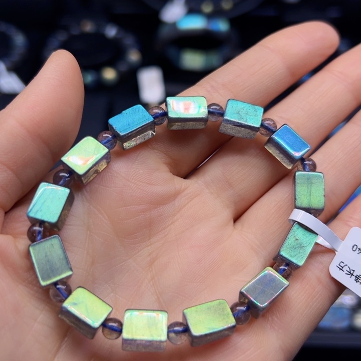 手串未镶嵌拉长石方糖