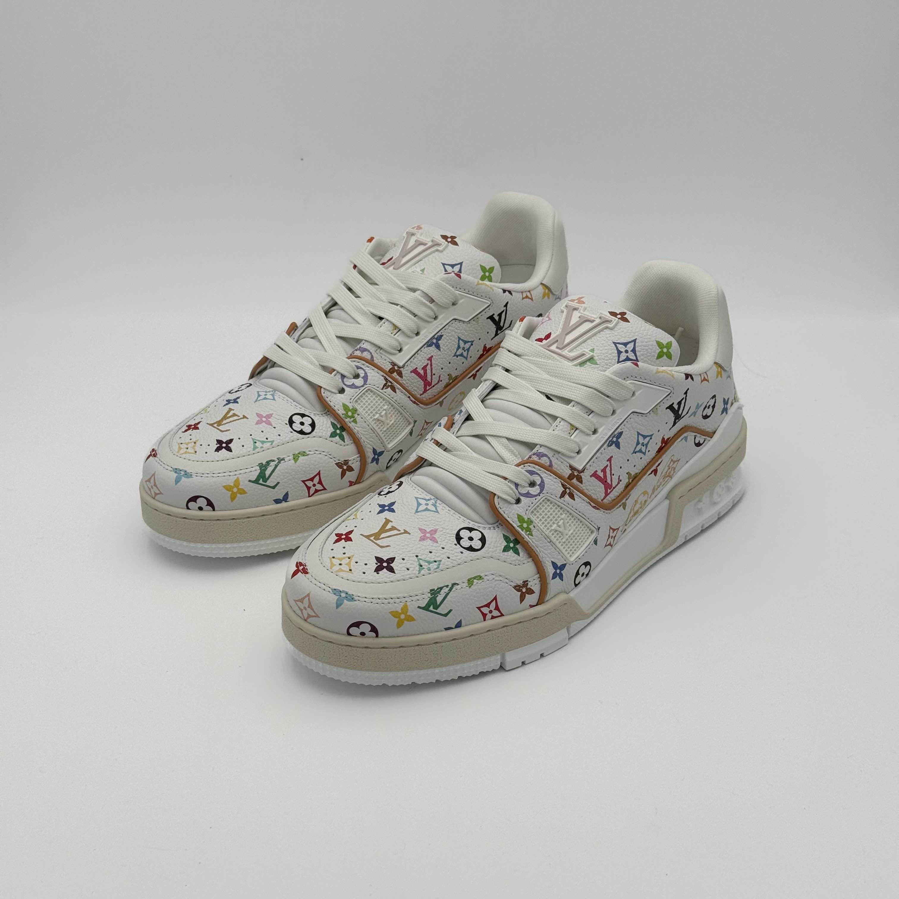 未使用 LouisVuitton/路易威登 村上隆白三彩/原盒配件/40/DM0345