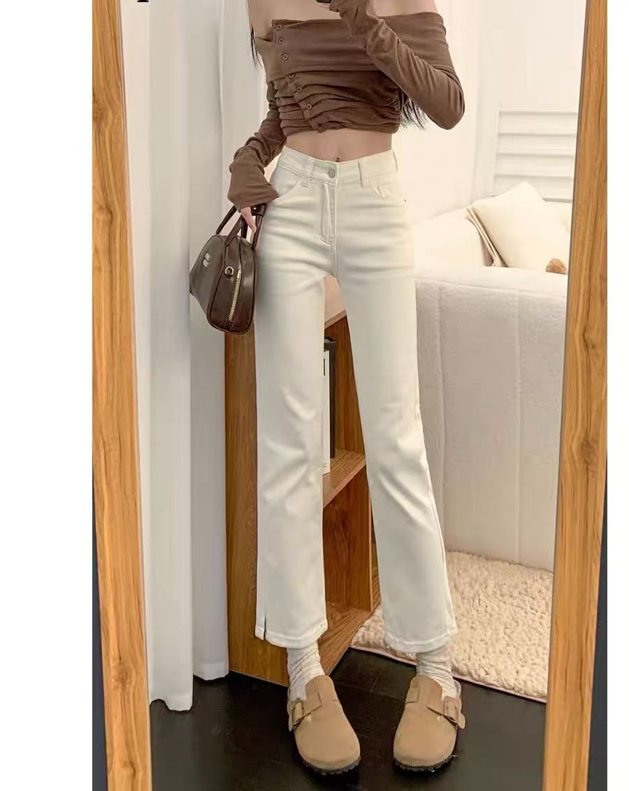 9160直筒牛仔裤女新款春季牛仔裤子