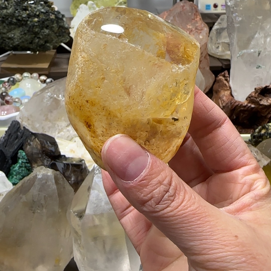 自***风水晶车挂未镶嵌不退换手握