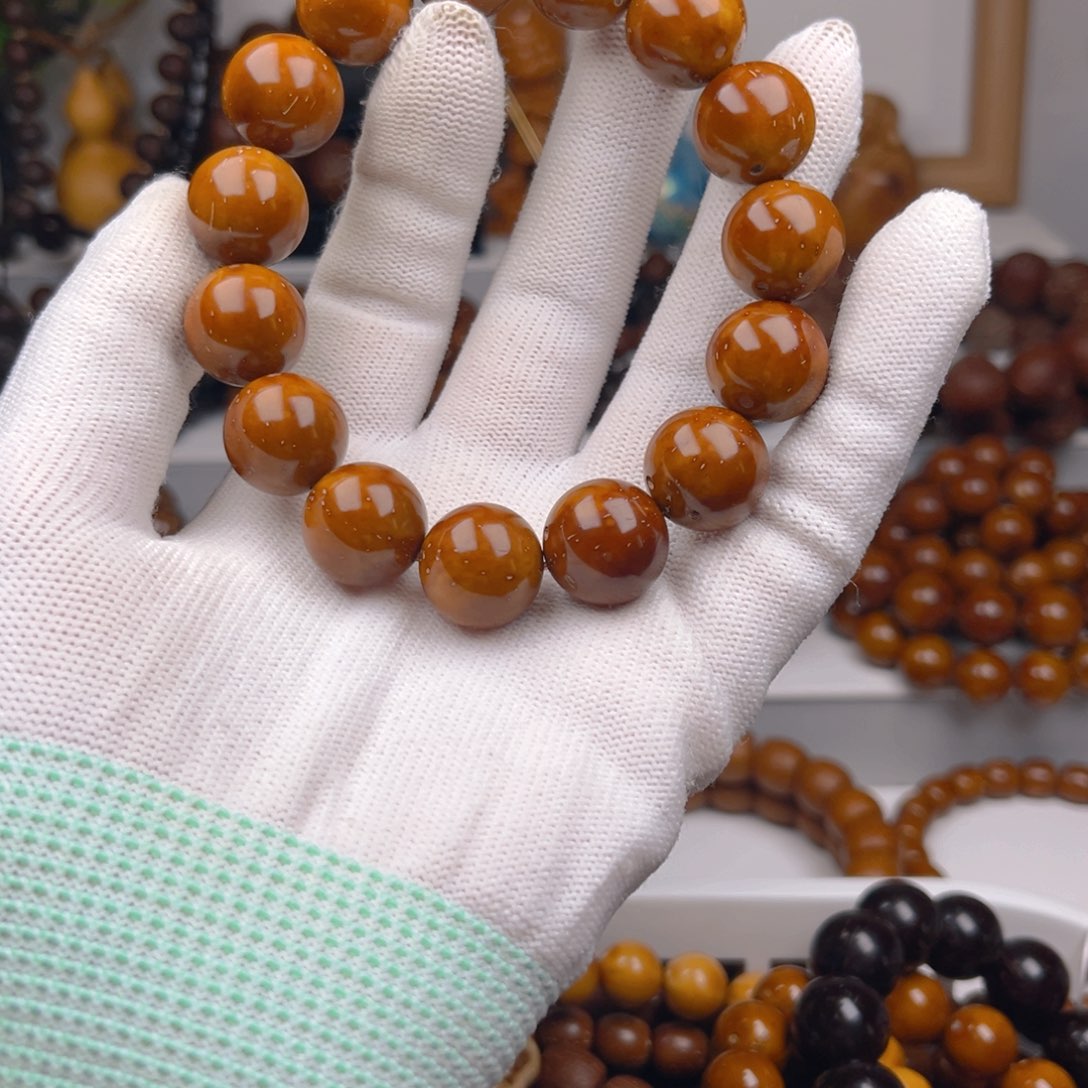 手串紫金鼠菜****）紫金鼠光珠15.5