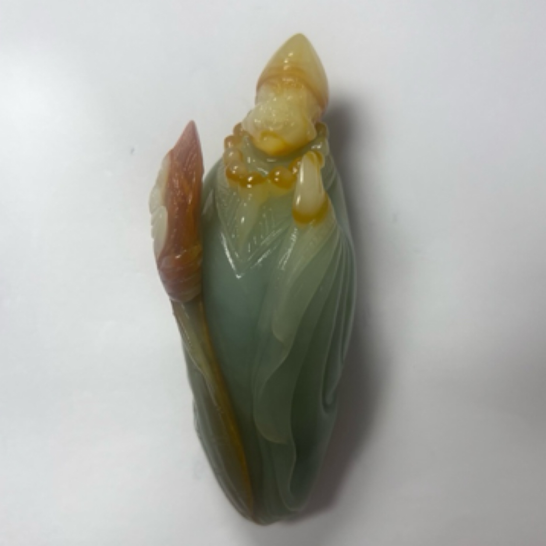 济公手把件天然岫玉