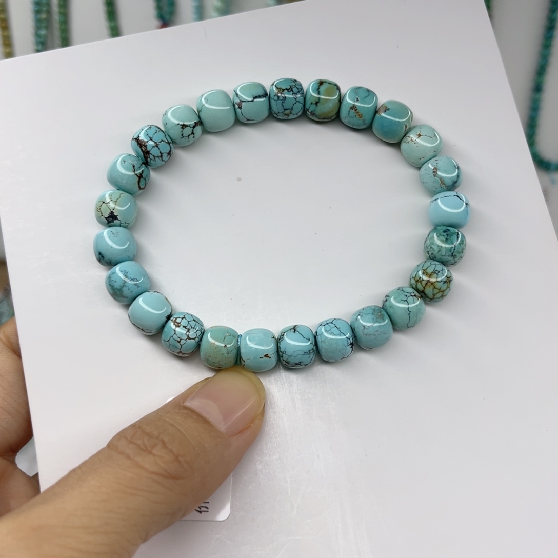 绿松石未镶嵌手链