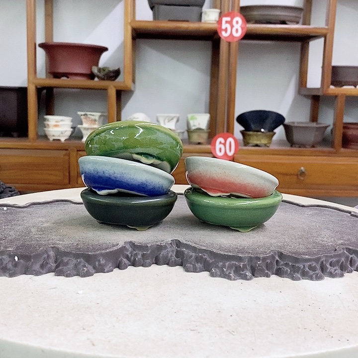 紫砂花盆瑕疵3-8。。。