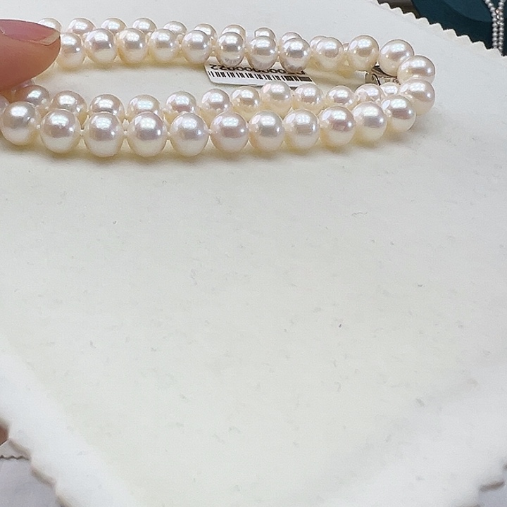 颈饰银S925镶嵌淡水珍珠➕8极光炫彩