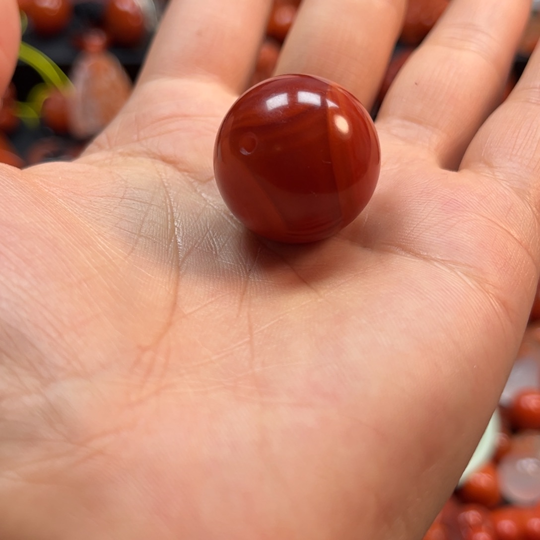 南红玛瑙配饰24mm未镶嵌