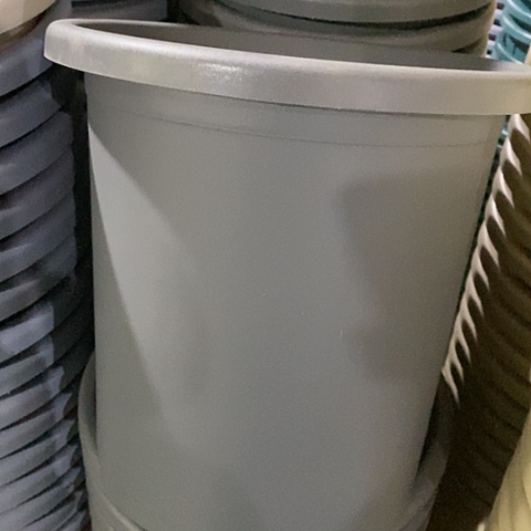 树脂四季7号灰黑带托2套