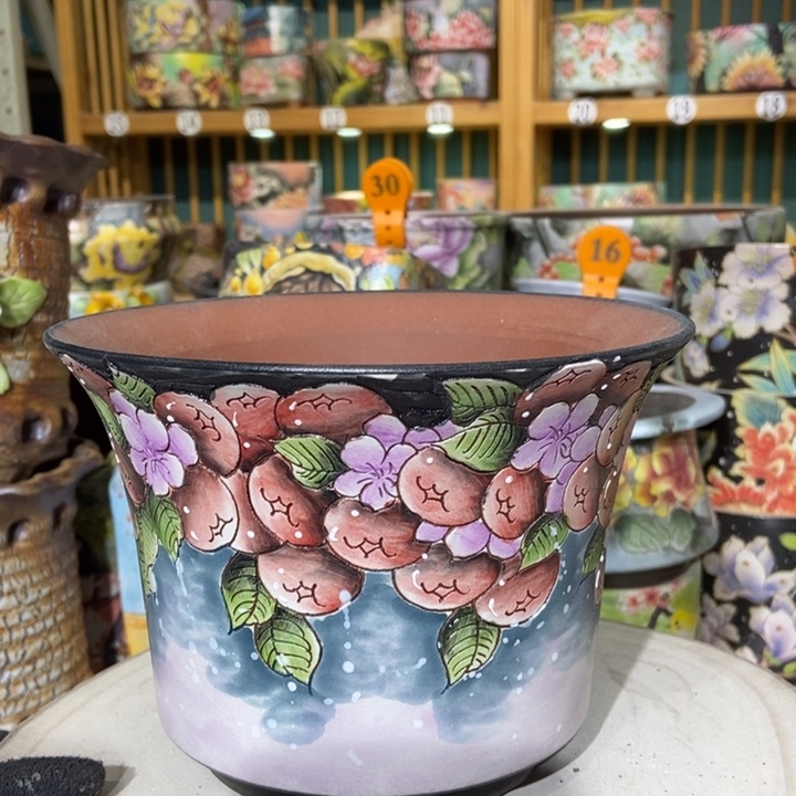红陶景德镇艺术手绘作品
