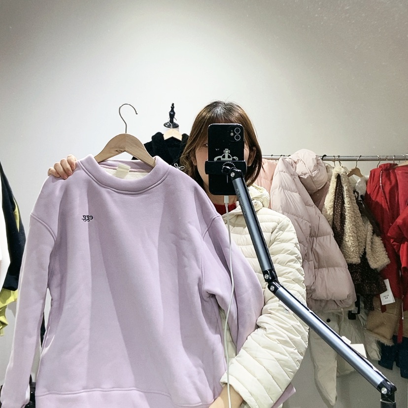 【闪购商品】紫色卫衣