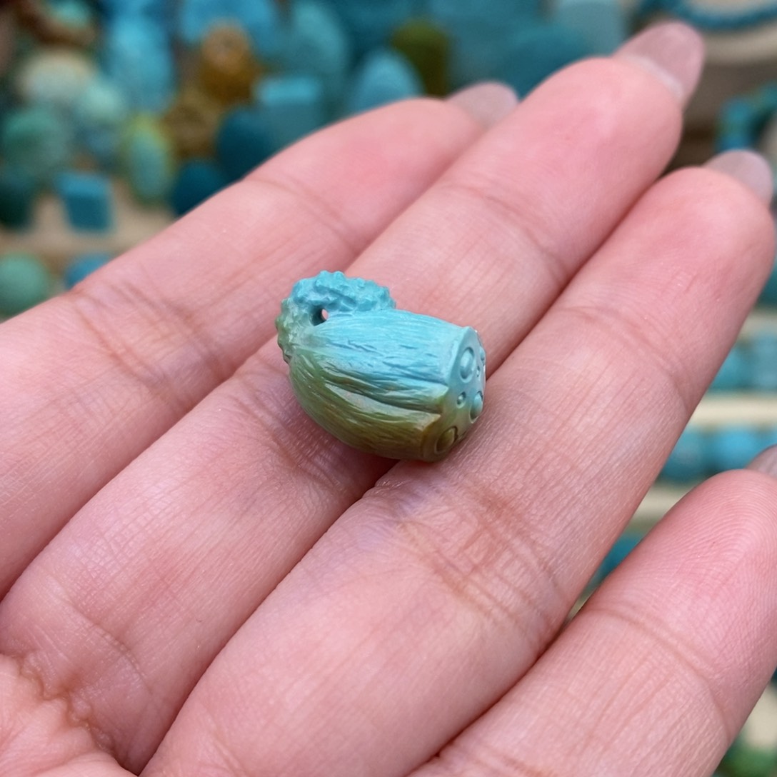 绿松石珠宝奇石未镶嵌