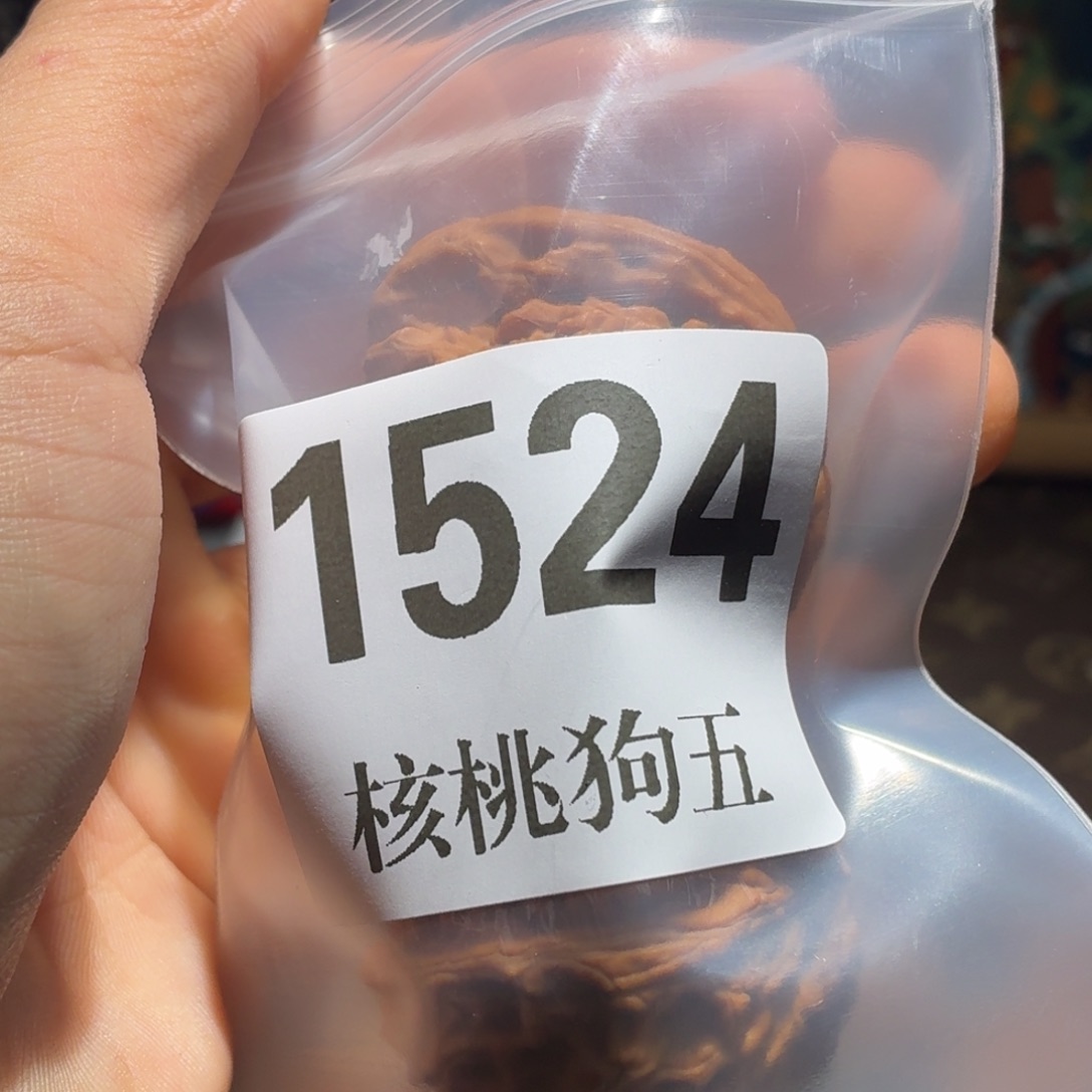 过***客吊坠文玩核桃1524白狮子
