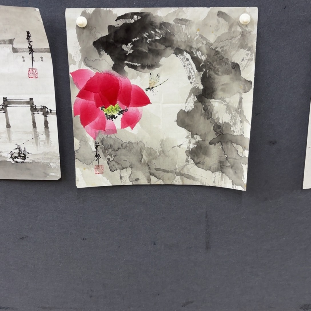 国画❤️****杨世华斗方童