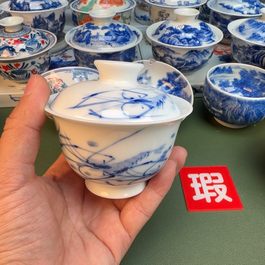 陶纯手工纯手绘茶具355