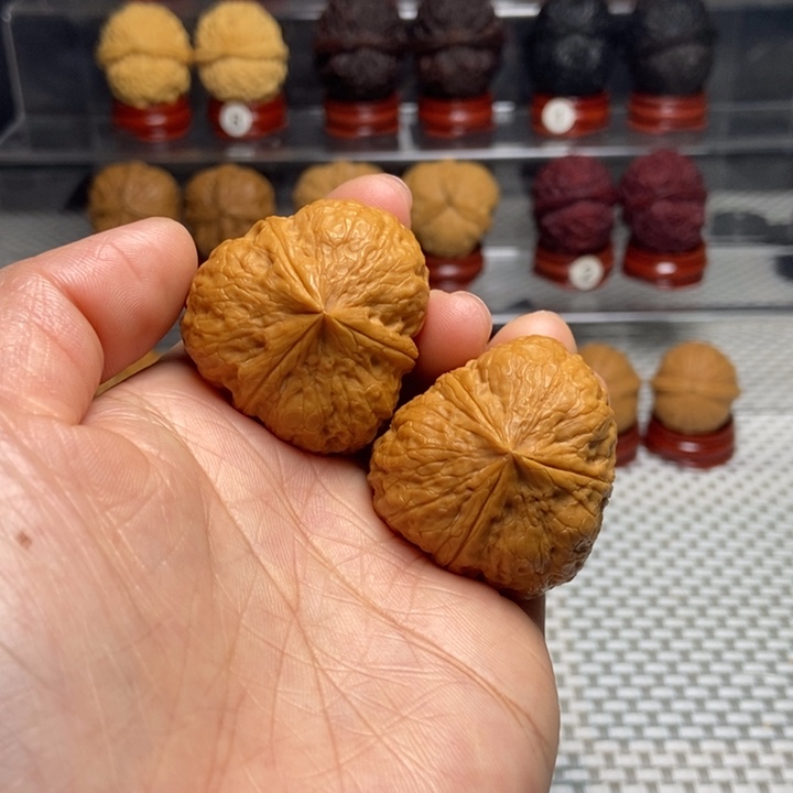 文玩核桃把件19御宝三棱